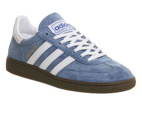 adidas handball sneaker weiß blau rout|Adidas handball spezial blue.